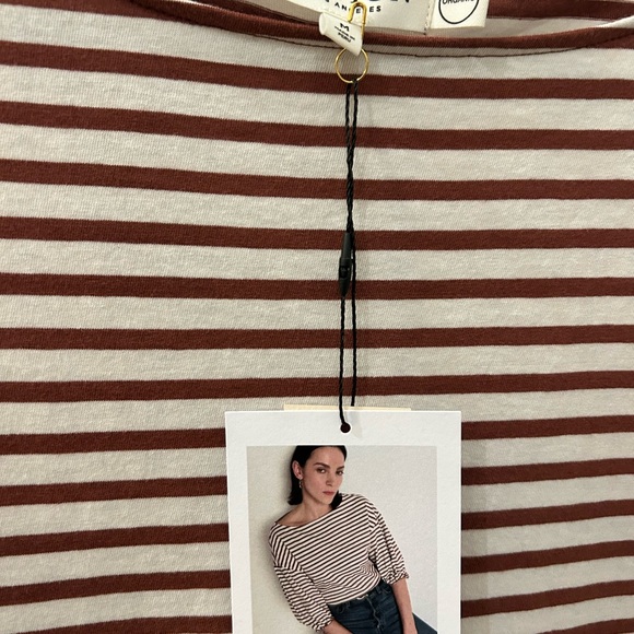 Nation Sandra Striped Boatneck Top - Picture 10 of 11